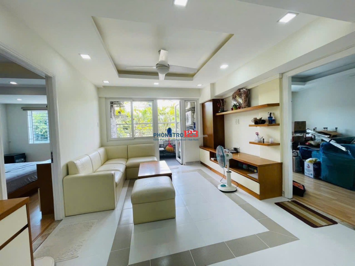 Chung cư Cao Thắng, Q10: 80m2, 2p ngủ, full Nt, giá 11tr/th