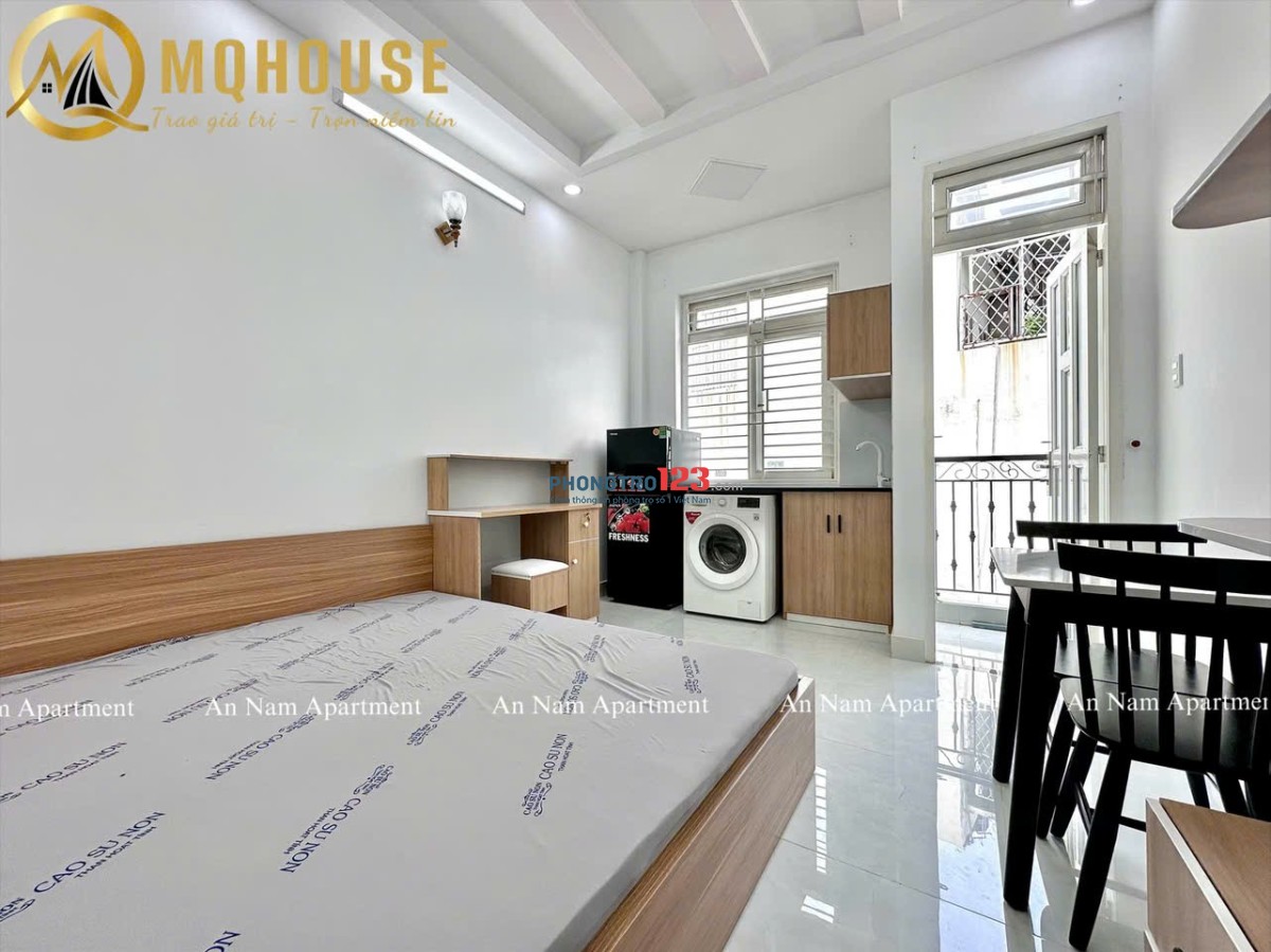 Phòng ban công, cửa sổ thoáng 30m2 gần chợ Bà Chiểu giáp quận 1 quận 3