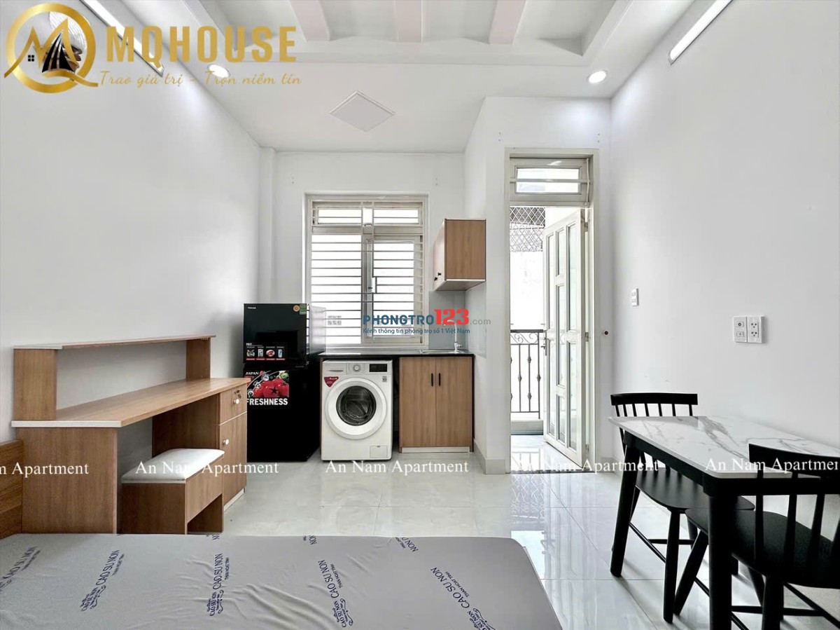 Phòng ban công, cửa sổ thoáng 30m2 gần chợ Bà Chiểu giáp quận 1 quận 3