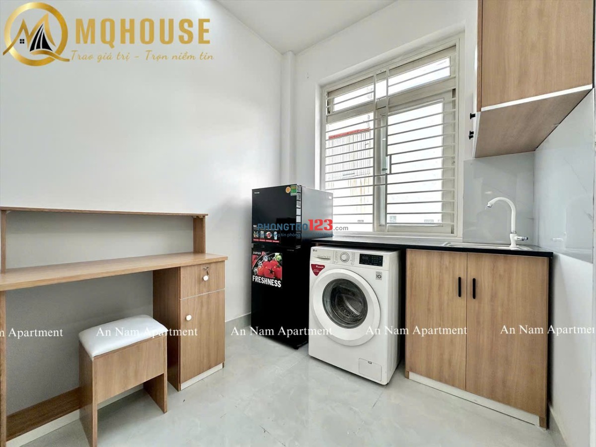 Phòng ban công, cửa sổ thoáng 30m2 gần chợ Bà Chiểu giáp quận 1 quận 3