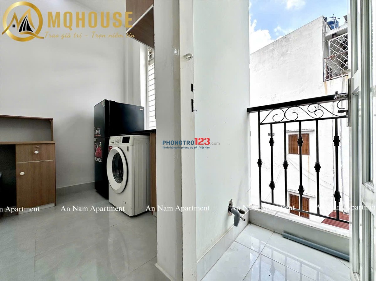 Phòng ban công, cửa sổ thoáng 30m2 gần chợ Bà Chiểu giáp quận 1 quận 3