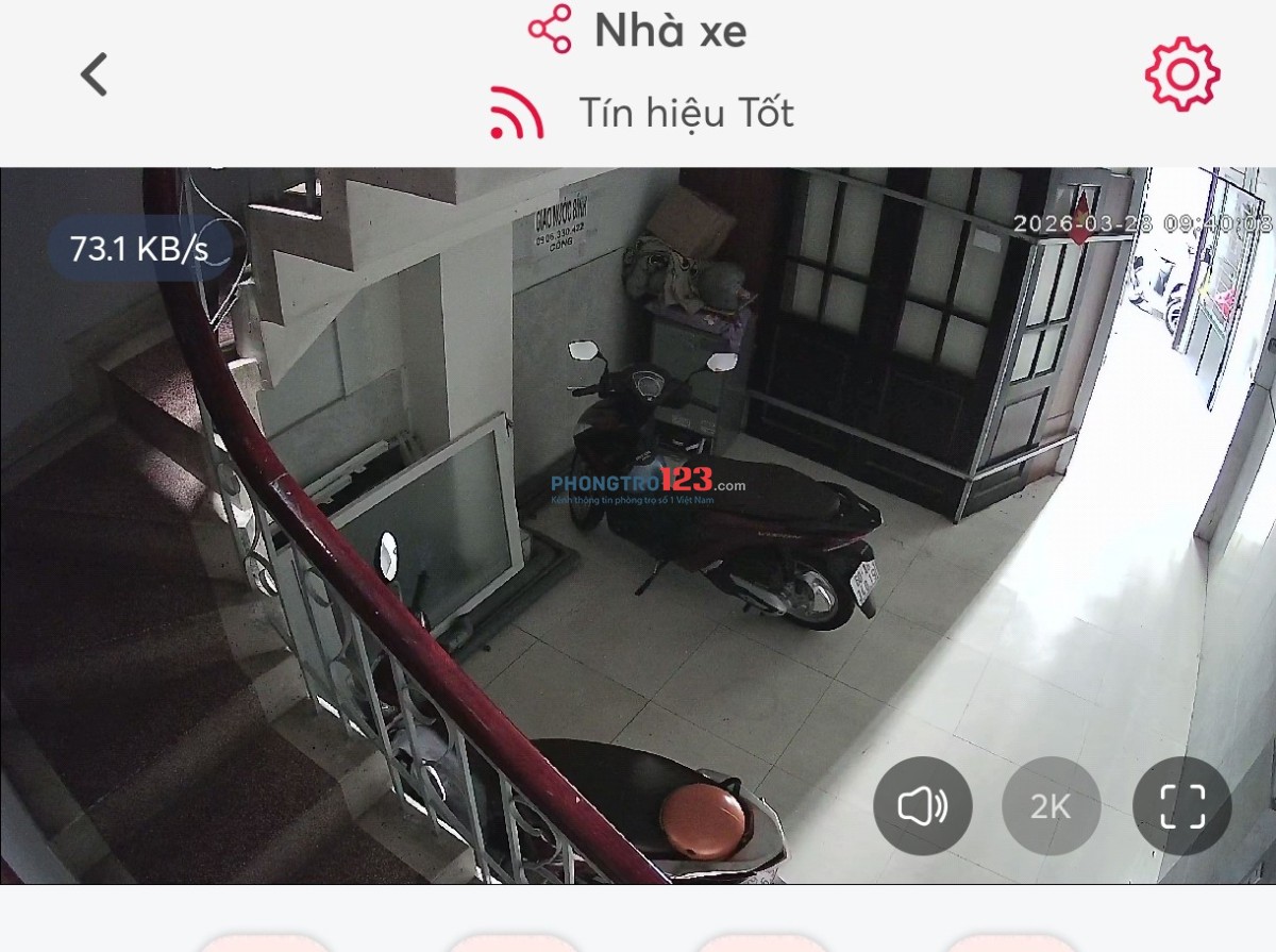 4,8tr - 25m2: nội thất đầy đủ , không chung chủ, tối đa 2xe !