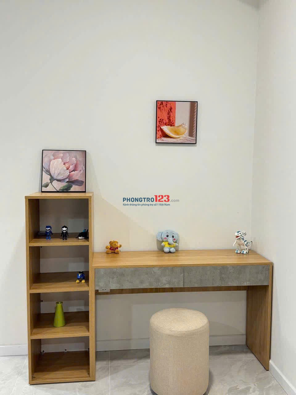 Chung cư Carillon 5, Luỹ Bán Bích, TP: 75m2, 2p ngủ, 2wc, NT đẹp 12tr/th.