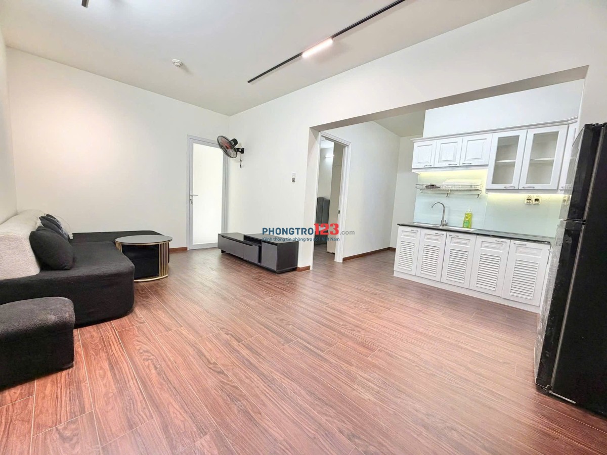 Chung cư Nguyễn Trãi, P9, Quận 1, 70m2, 2PN, 1WC, Nội thất, 11tr5/tháng.