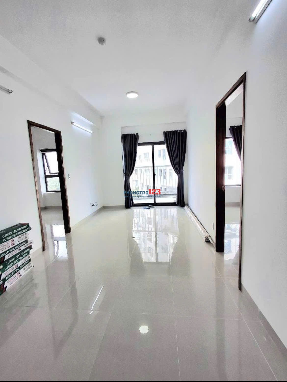 Chung cư Carillon5, Luỹ Bán Bích, TP: 2p ngủ, ban công, Nhà mới, 10tr/th.