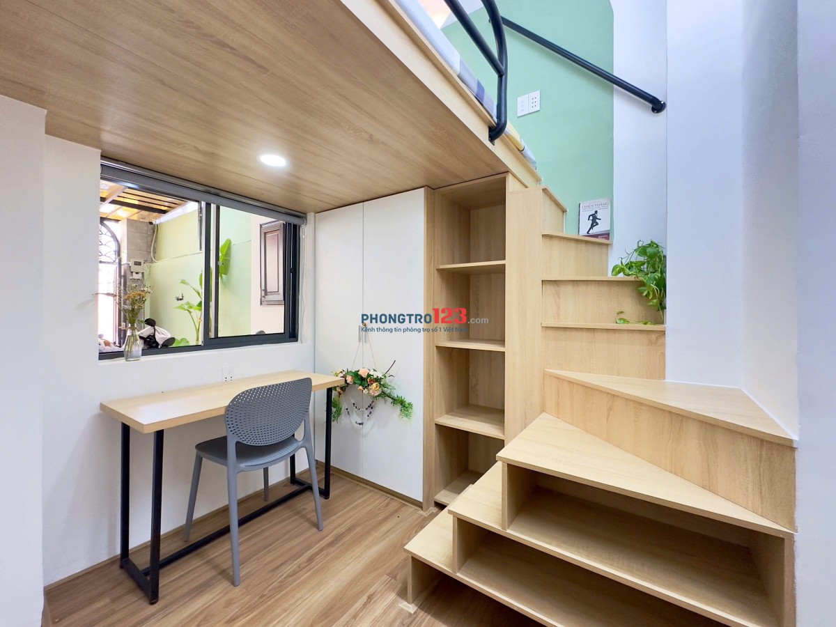 Cho thuê căn duplex mới xây siêu đẹp 5phút đến sân bay