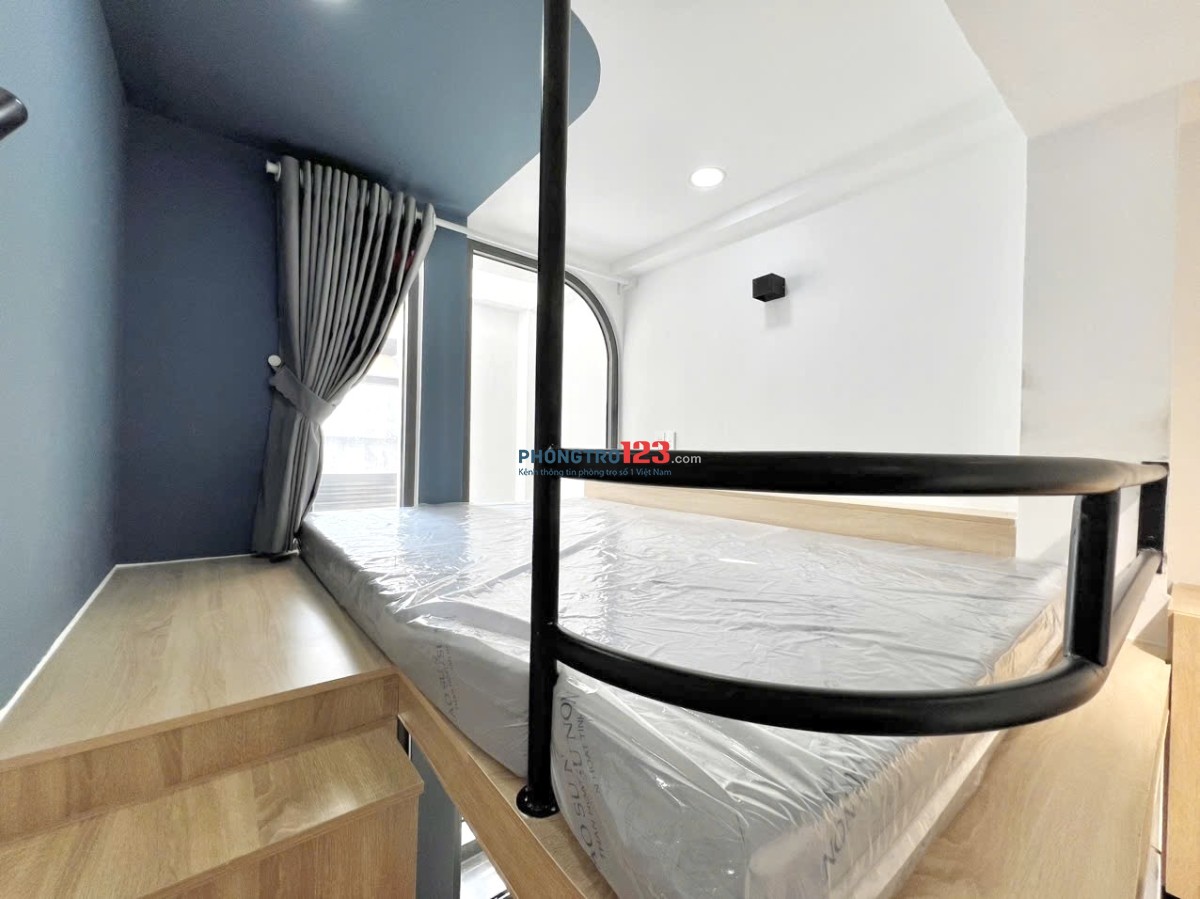 Cho thuê phòng studio + duplex full nội thất nhà mới ngay gò vấp