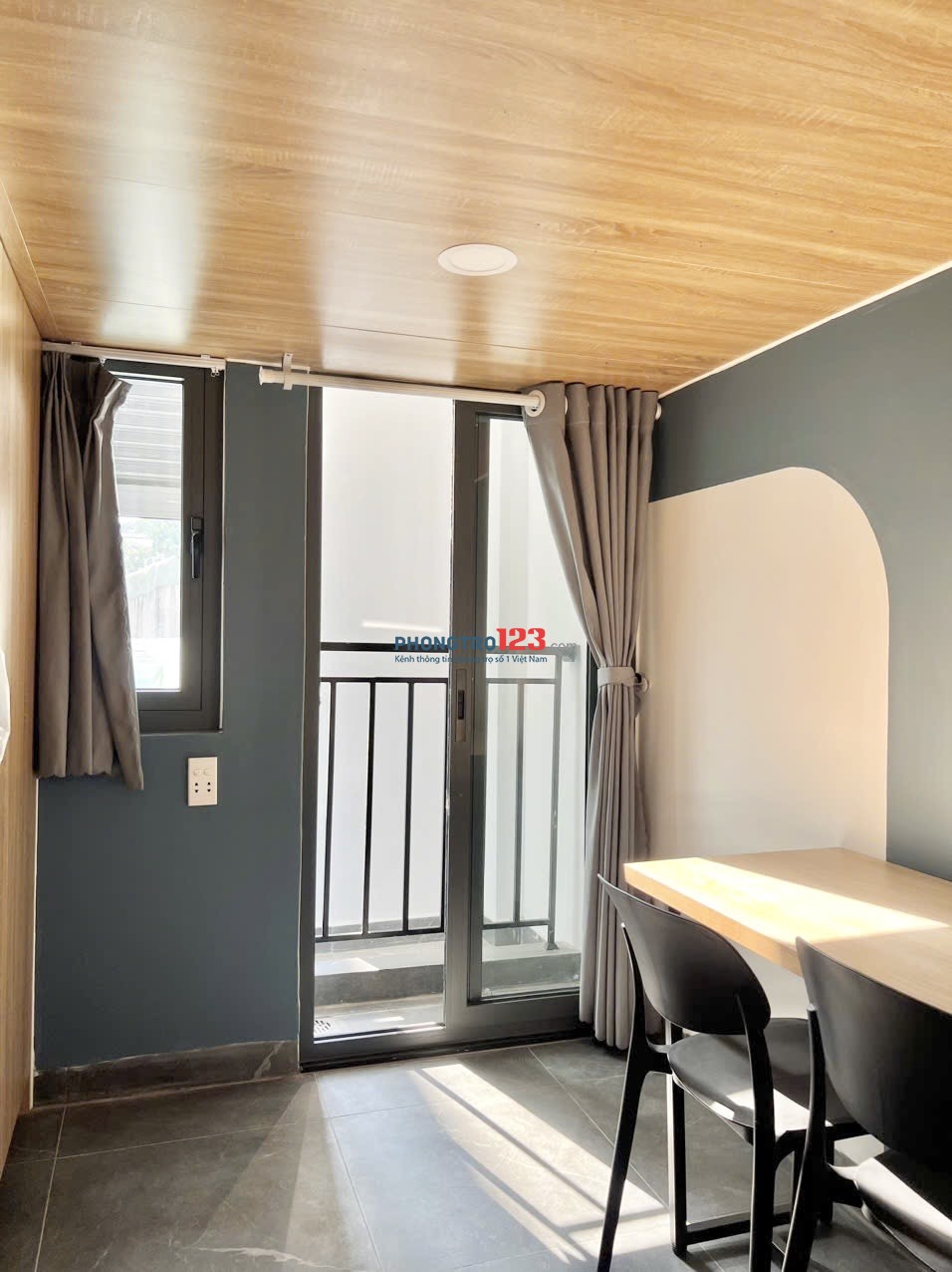 Cho thuê phòng studio + duplex full nội thất nhà mới ngay gò vấp