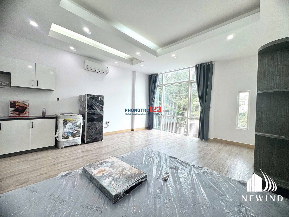 Cho thuê studio cửa sổ Quận 7 Tân Phong full nội thất gần Lotte Mart TDTU RMIT UFM an ninh PCCC