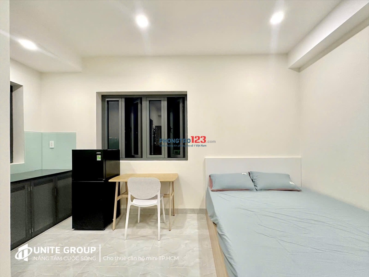 Cho thuê studio cửa sổ Quận 7 Tân Phong full nội thất gần Lotte Mart TDTU RMIT UFM an ninh PCCC