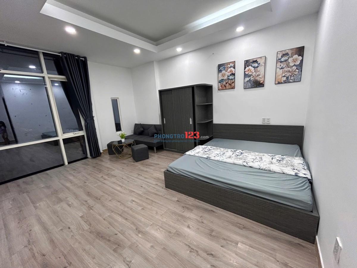 Cho thuê studio cửa sổ Quận 7 Tân Phong full nội thất gần Lotte Mart TDTU RMIT UFM an ninh PCCC