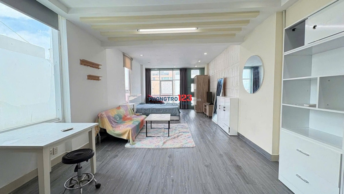 Căn hộ cửa sổ rộng Đoàn Như Hài Q4 full nthất 1 pn gần cầu khánh hội,ĐH NTT,thuận tiện qua q1,q4