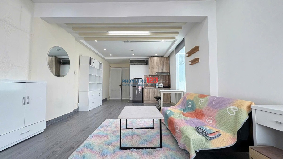 Căn hộ cửa sổ rộng Đoàn Như Hài Q4 full nthất 1 pn gần cầu khánh hội,ĐH NTT,thuận tiện qua q1,q4