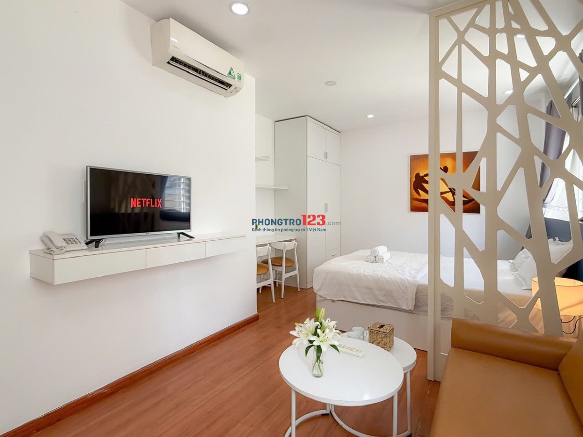 Căn hộ cửa sổ rộng Đoàn Như Hài Q4 full nthất 1 pn gần cầu khánh hội,ĐH NTT,thuận tiện qua q1,q4