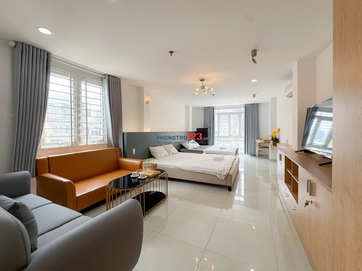 Căn hộ cửa sổ rộng Đoàn Như Hài Q4 full nthất 1 pn gần cầu khánh hội,ĐH NTT,thuận tiện qua q1,q4