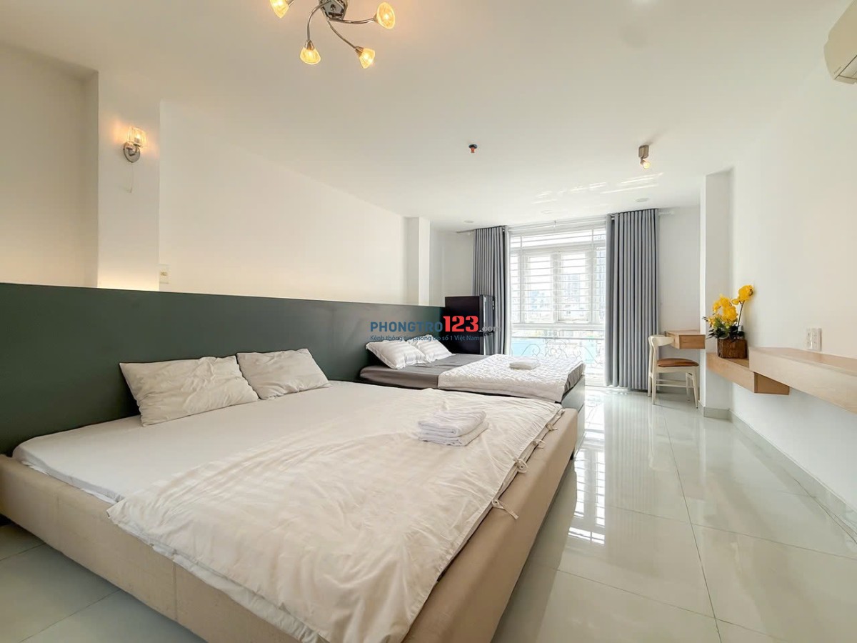 Căn hộ cửa sổ rộng Đoàn Như Hài Q4 full nthất 1 pn gần cầu khánh hội,ĐH NTT,thuận tiện qua q1,q4