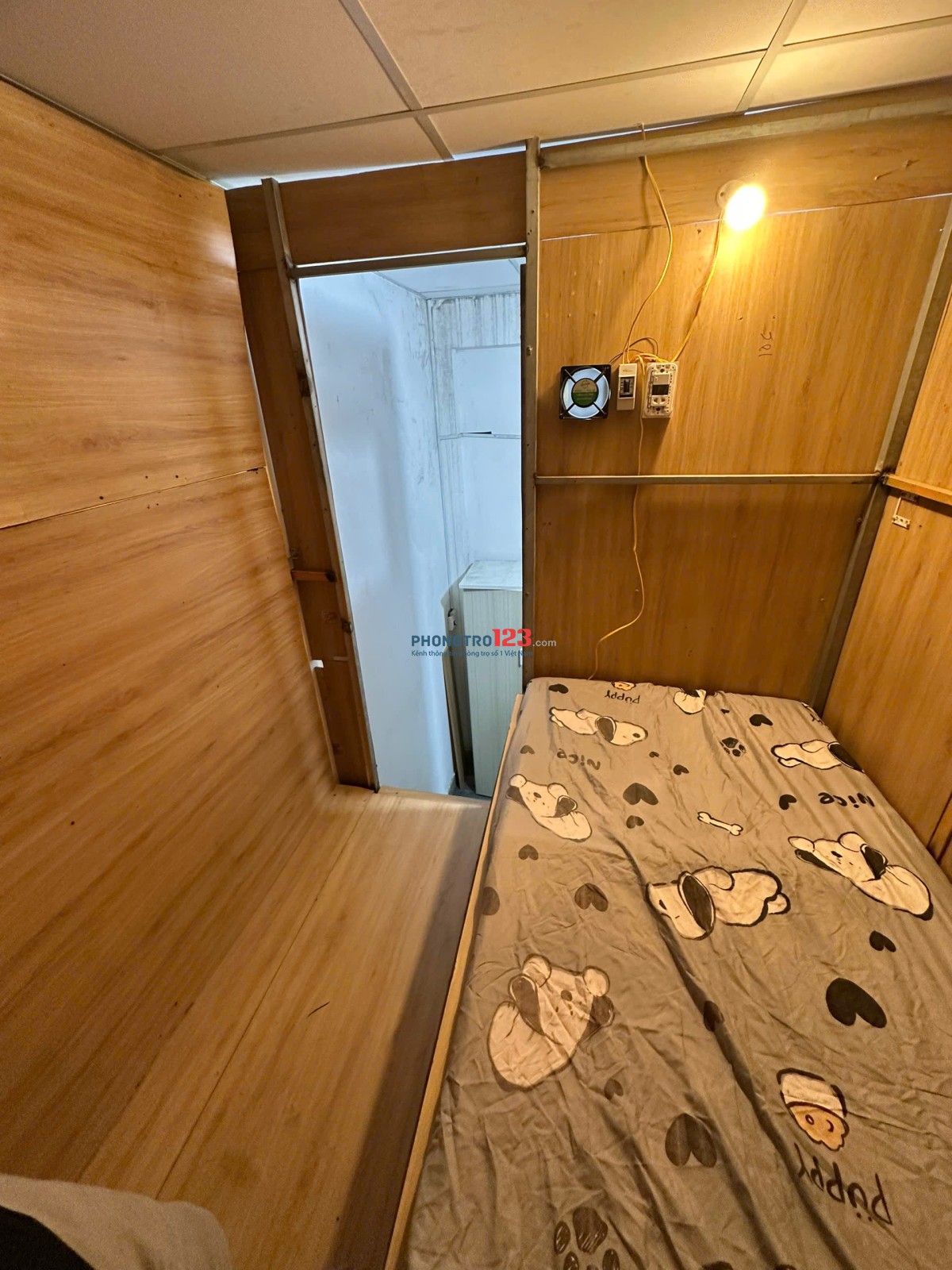 Phòng trọ dạng Dorm cho 1 người Sleepbox, Cộng Hòa giá từ 1TR8 (Bao Dịch Vụ)