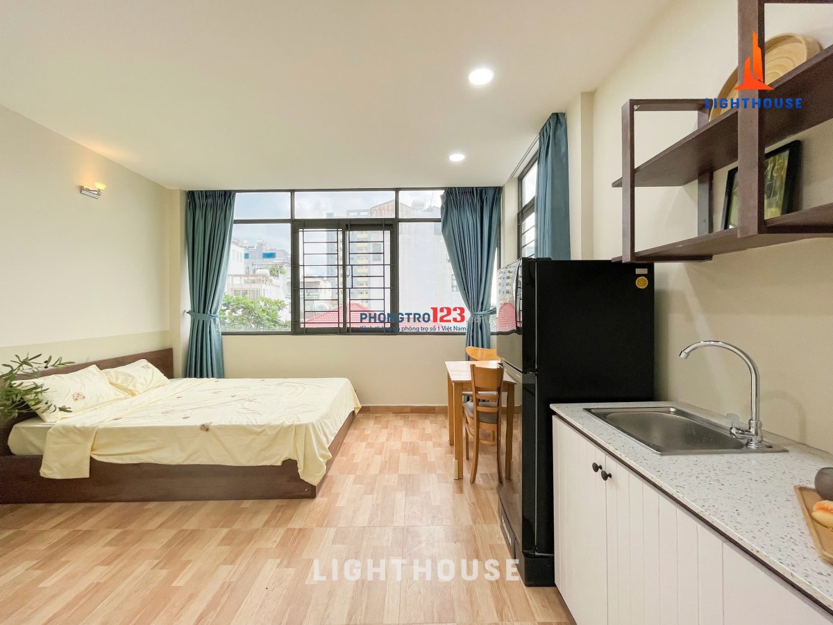 STUDIO BÌNH THẠNH GẦN ĐH TÀI CHÍNH, ĐIỆN BIÊN PHỦ, NGÃ 4 HÀNG XANH