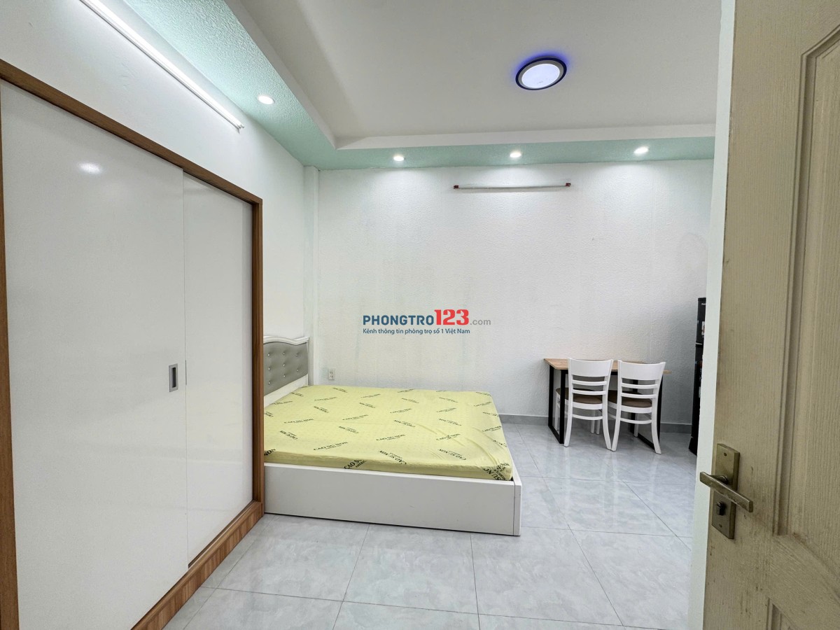 Cho Thuê Phòng Cửa sổ thoáng, Full nội thất ngay khu Vạn Kiếp, Bình Thạnh giáp quận 1 giá rẻ