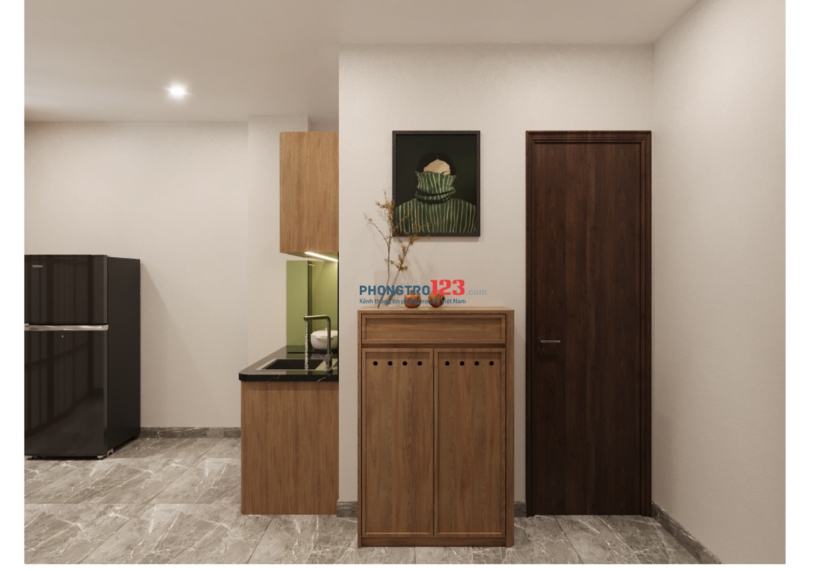 Phòng mới xây sạch sẽ, đầy đủ tiện nghi chỉ việc xách Vali tới ở.