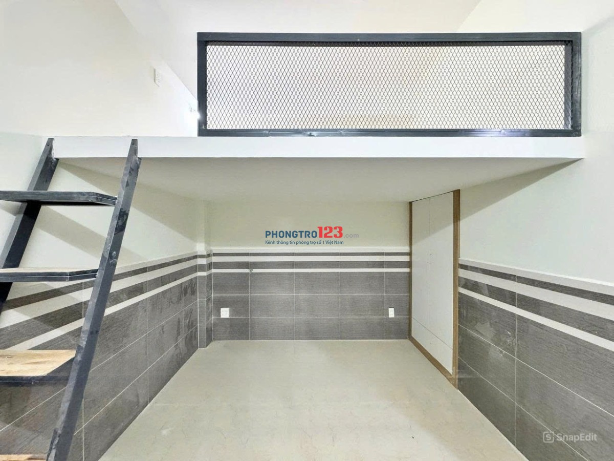 Phòng trọ giá rẻ có thang máy , sẵn máy lạnh