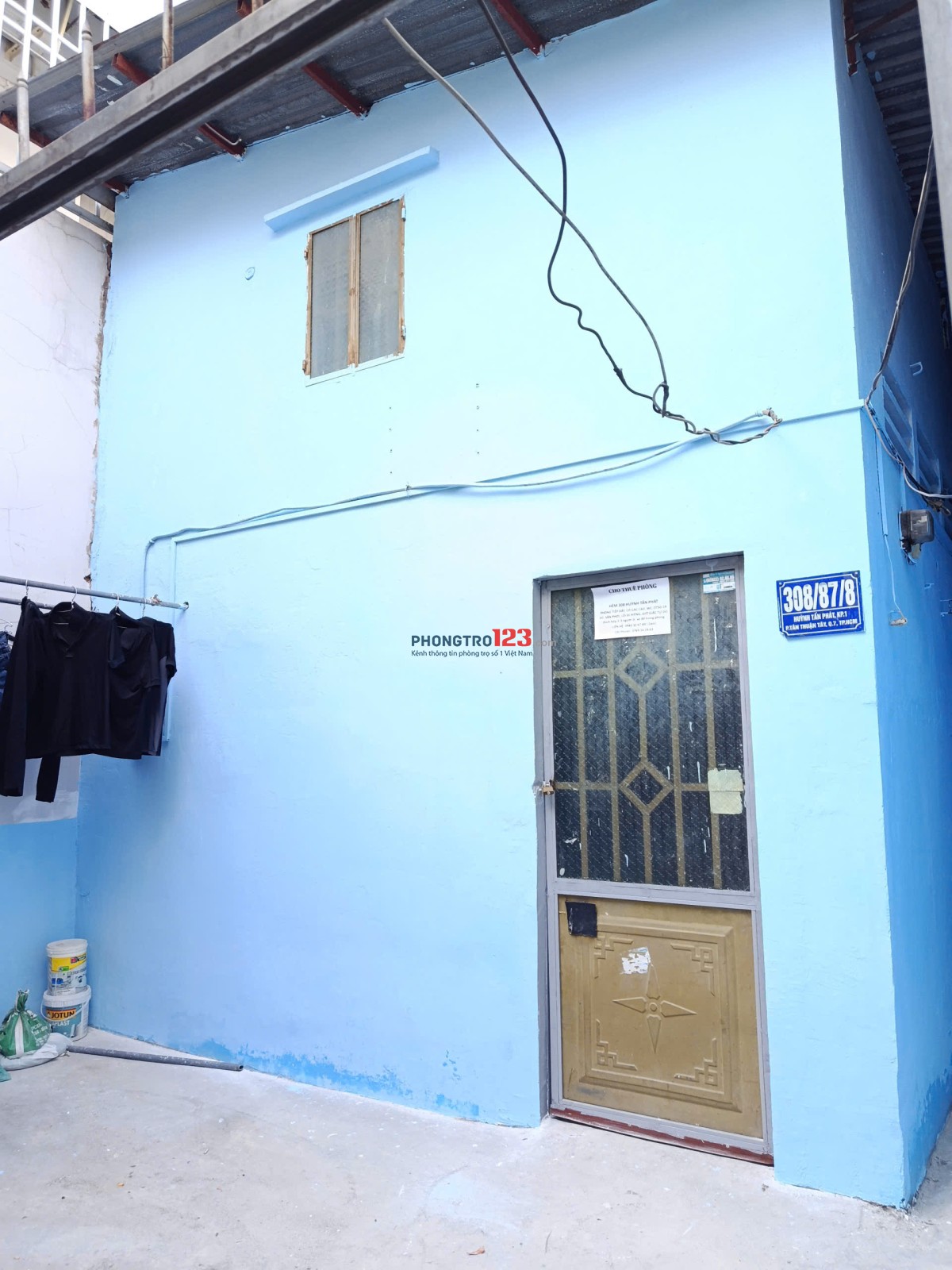 PHÒNG TRỌ TRỆT Q.7 – HẺM 308 HUỲNH TẤN PHÁT - 3,2tr và 3,5 tr