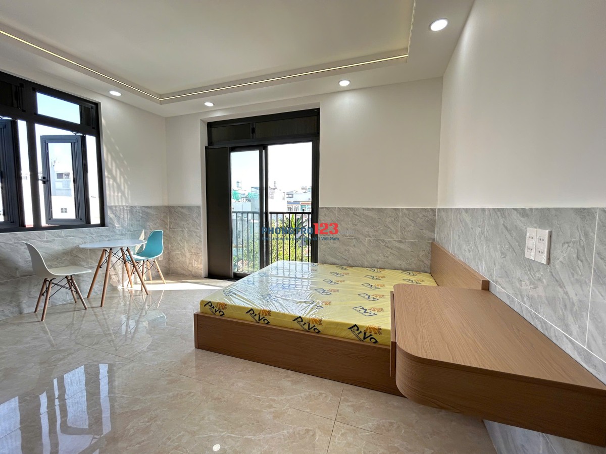 Cho Thuê CHDV Studio nhà mới xây full nội thất đẹp tại gò vấp