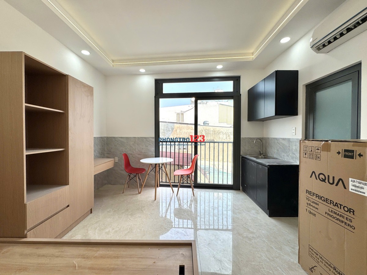 Cho Thuê CHDV Studio nhà mới xây full nội thất đẹp tại gò vấp
