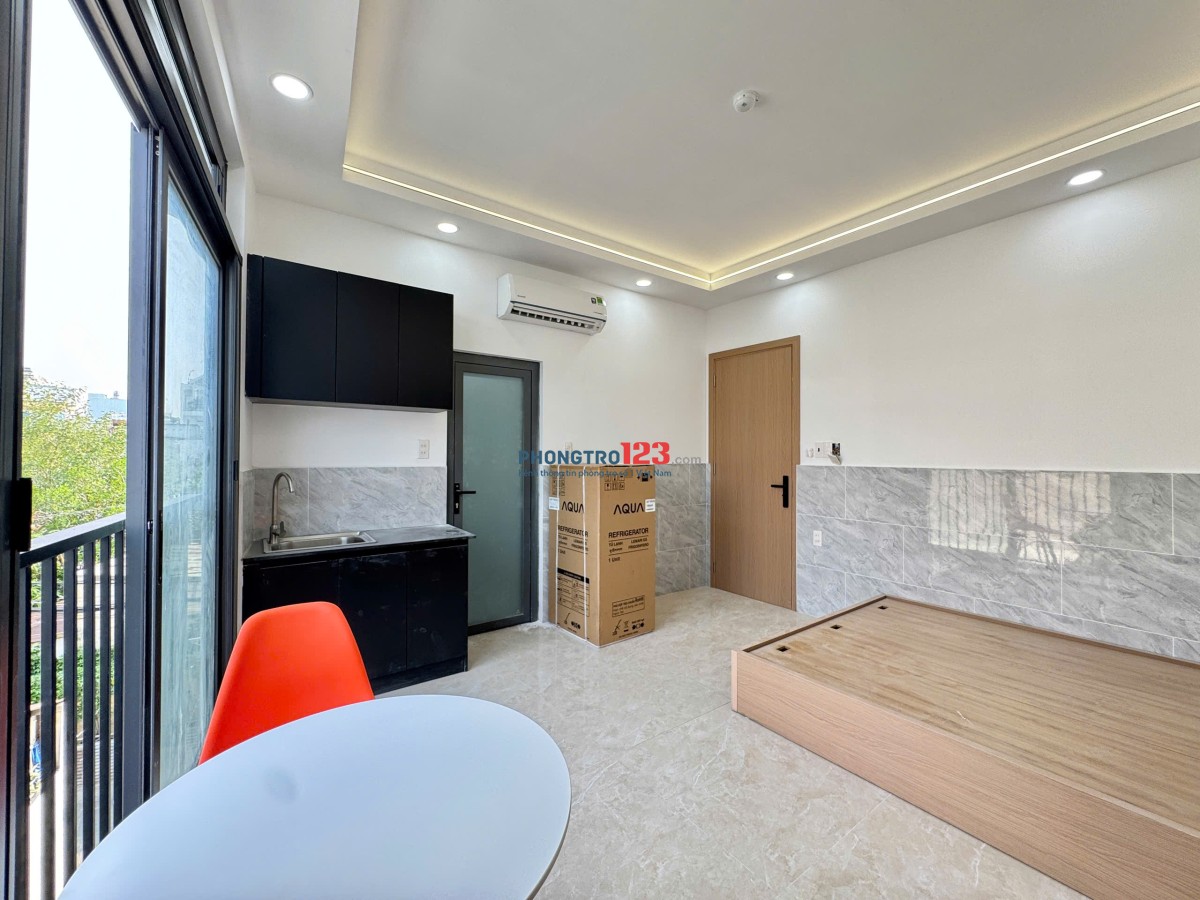 Cho Thuê CHDV Studio nhà mới xây full nội thất đẹp tại gò vấp