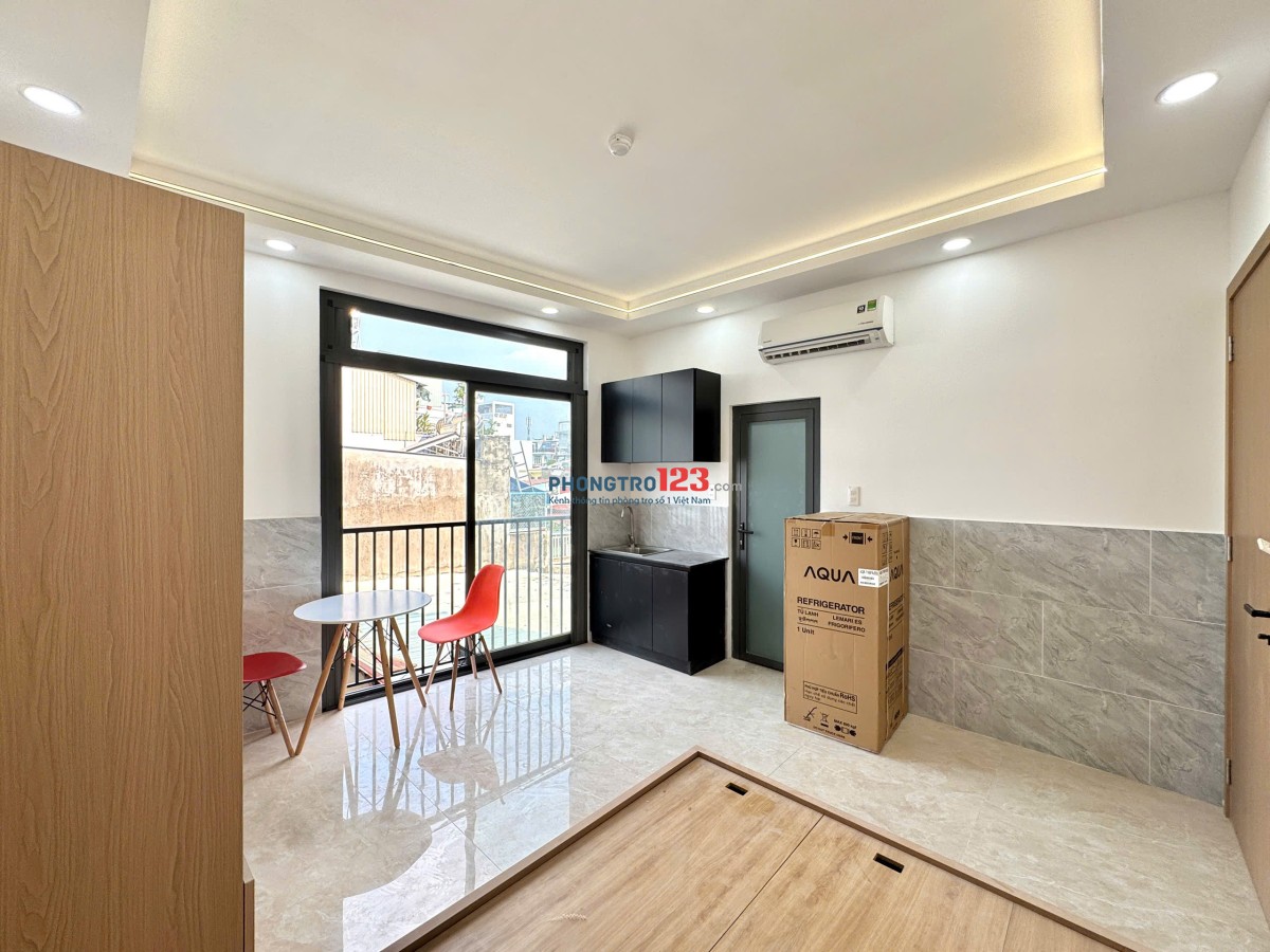 Cho Thuê CHDV Studio nhà mới xây full nội thất đẹp tại gò vấp
