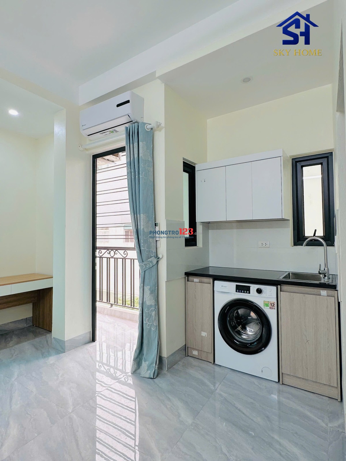 Cho thuê CC mini full đồ giá tốt tại Hà Trì 4, p Hà Cầu, oto đỗ cửa, ngay chợ Hà Đông