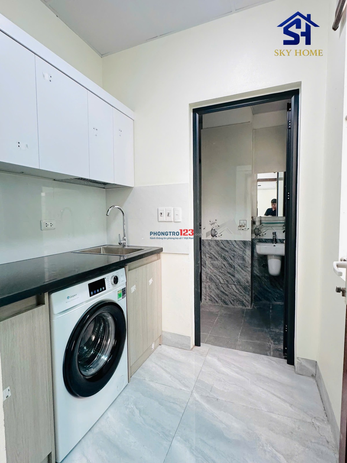 Cho thuê CC mini full đồ giá tốt tại Hà Trì 4, p Hà Cầu, oto đỗ cửa, ngay chợ Hà Đông