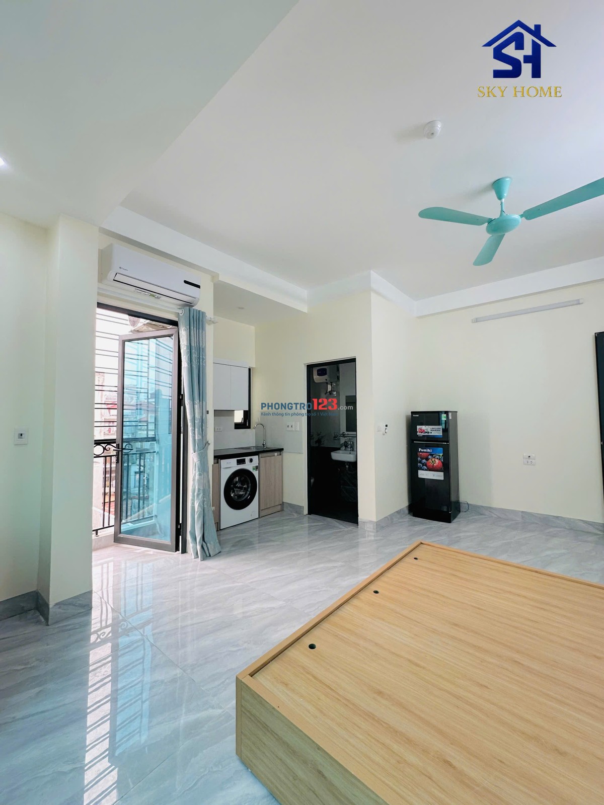 Cho thuê CC mini full đồ giá tốt tại Hà Trì 4, p Hà Cầu, oto đỗ cửa, ngay chợ Hà Đông