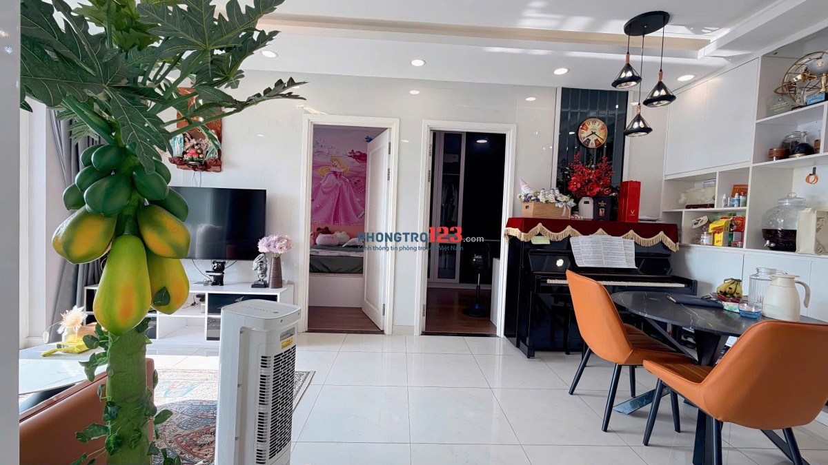 Căn 2PN, 77m2 C/c Harmona - Trương Công Định, Nội thất, Giá 12tr/th