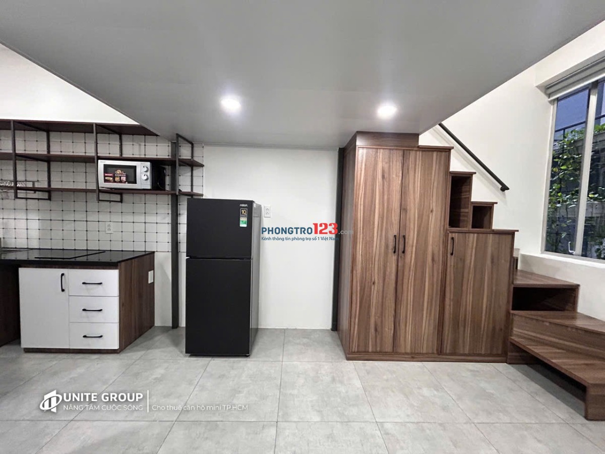  Duplex mới xây cho thuê – tone trắng nâu siêu xinh 