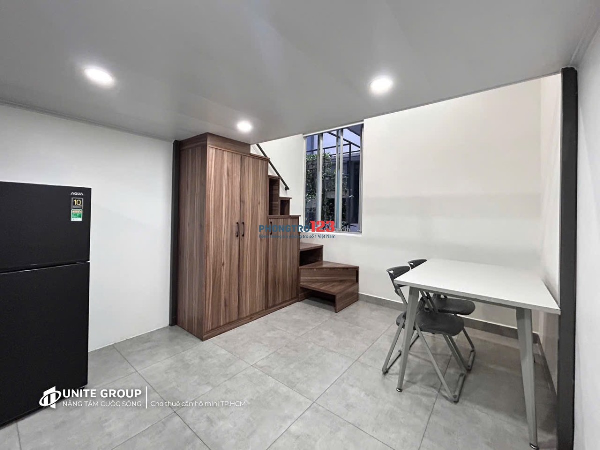  Duplex mới xây cho thuê – tone trắng nâu siêu xinh 