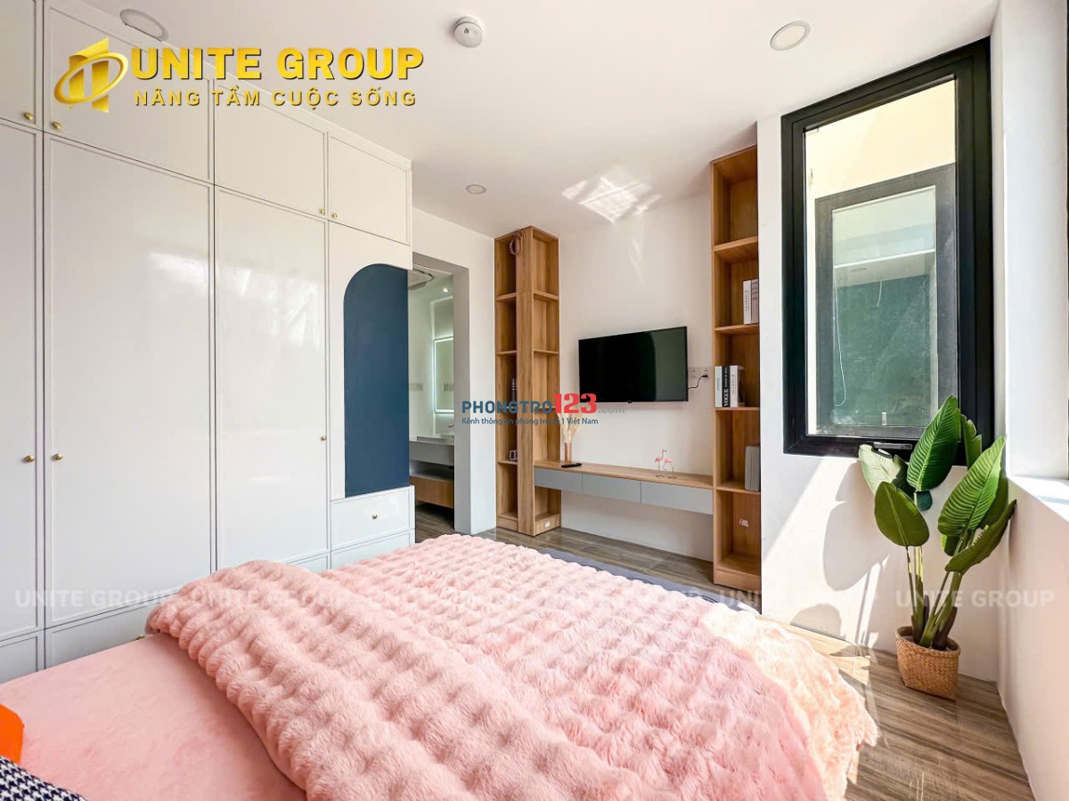 Cho thuê căn hộ 1PN full nội thất ở Hoàng Việt, Tân Bình gần Vincom, 10 phút ra Sân Bay Tân Sơn Nhất