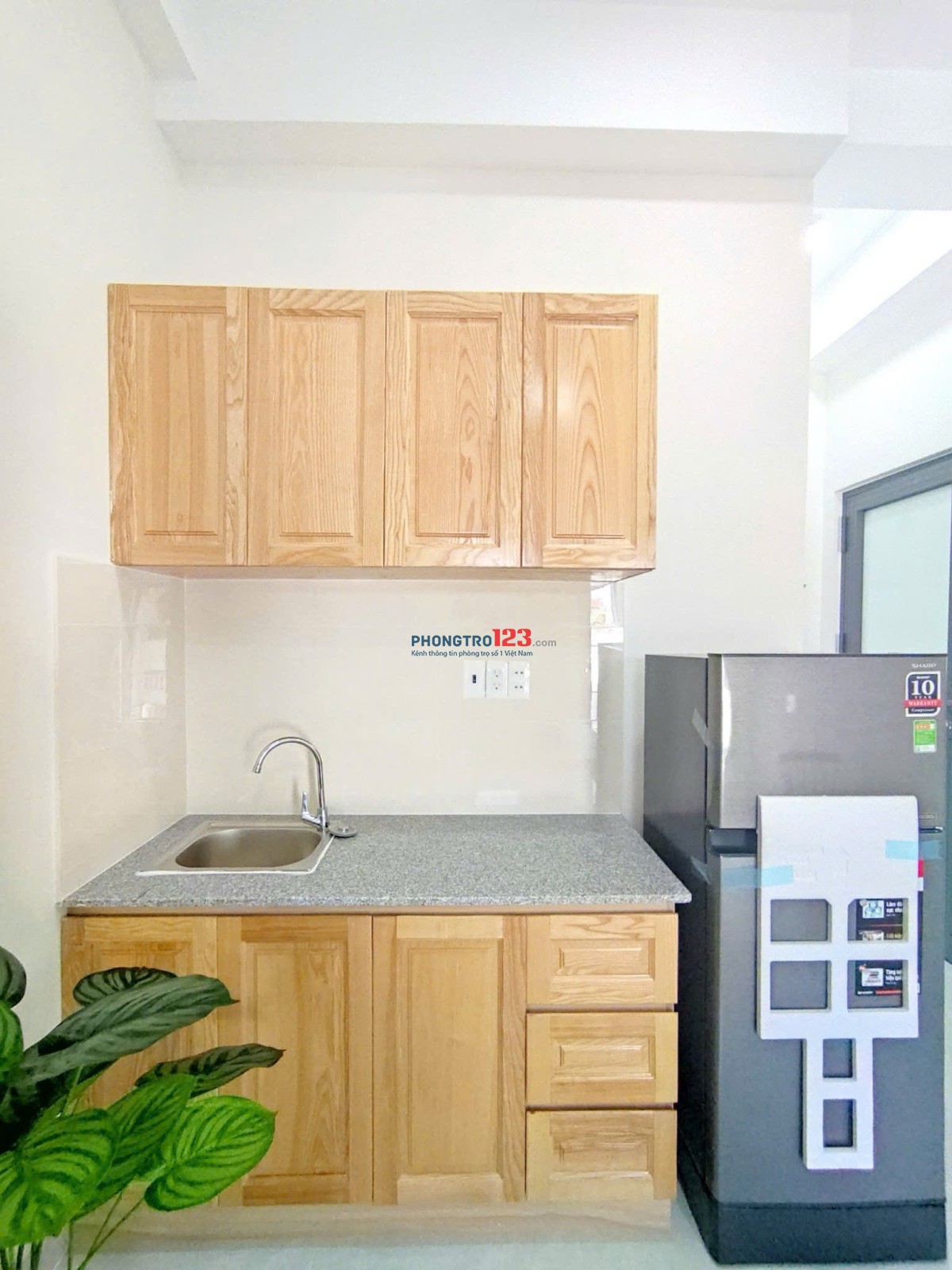 Cam kết như hình. Cho Thuê Phòng Bình Thạnh có ban công, thang máy gần chợ Bà Chiểu tiện đi quận 1
