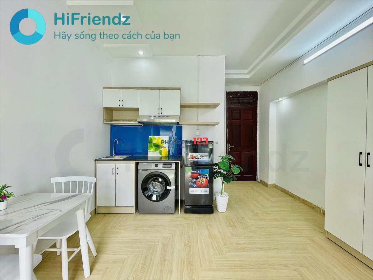 Căn hộ ban công, máy giặt riêng gần ngã tư hàng xanh - Chu Văn An, Bình Thạnh giáp quận 1, Phú Nhuận