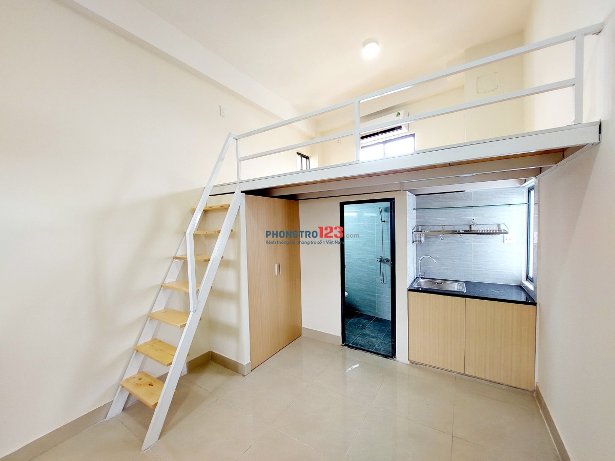 Phòng có gác ngay tân sơn, phạm văn bạch, nhà mới xây, ưu đãi lớn