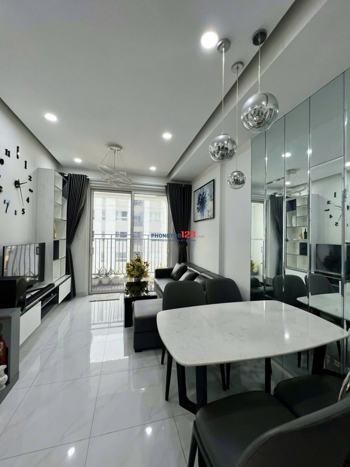 Chỉ 10tr5/th, Carillon 5, Lũy Bán Bích, TP, 77m2, 2PN, Nhà mới sơn.