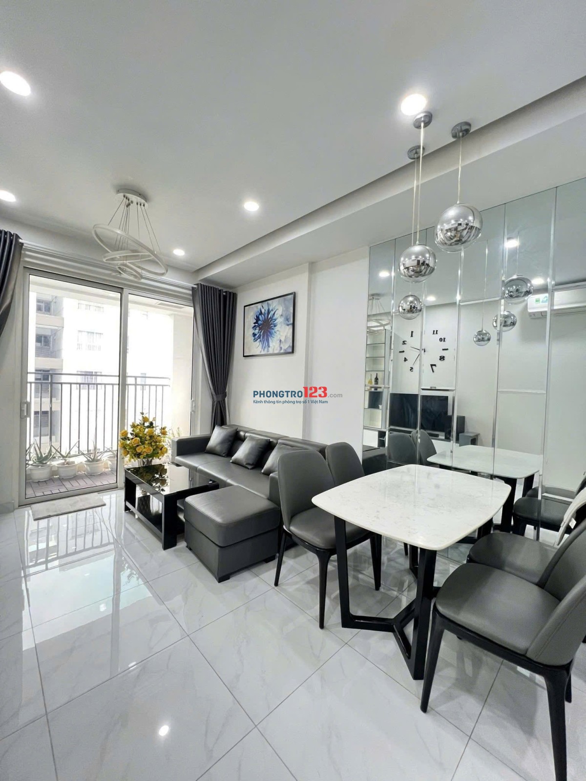 Chỉ 10tr5/th, Carillon 5, Lũy Bán Bích, TP, 77m2, 2PN, Nhà mới sơn.