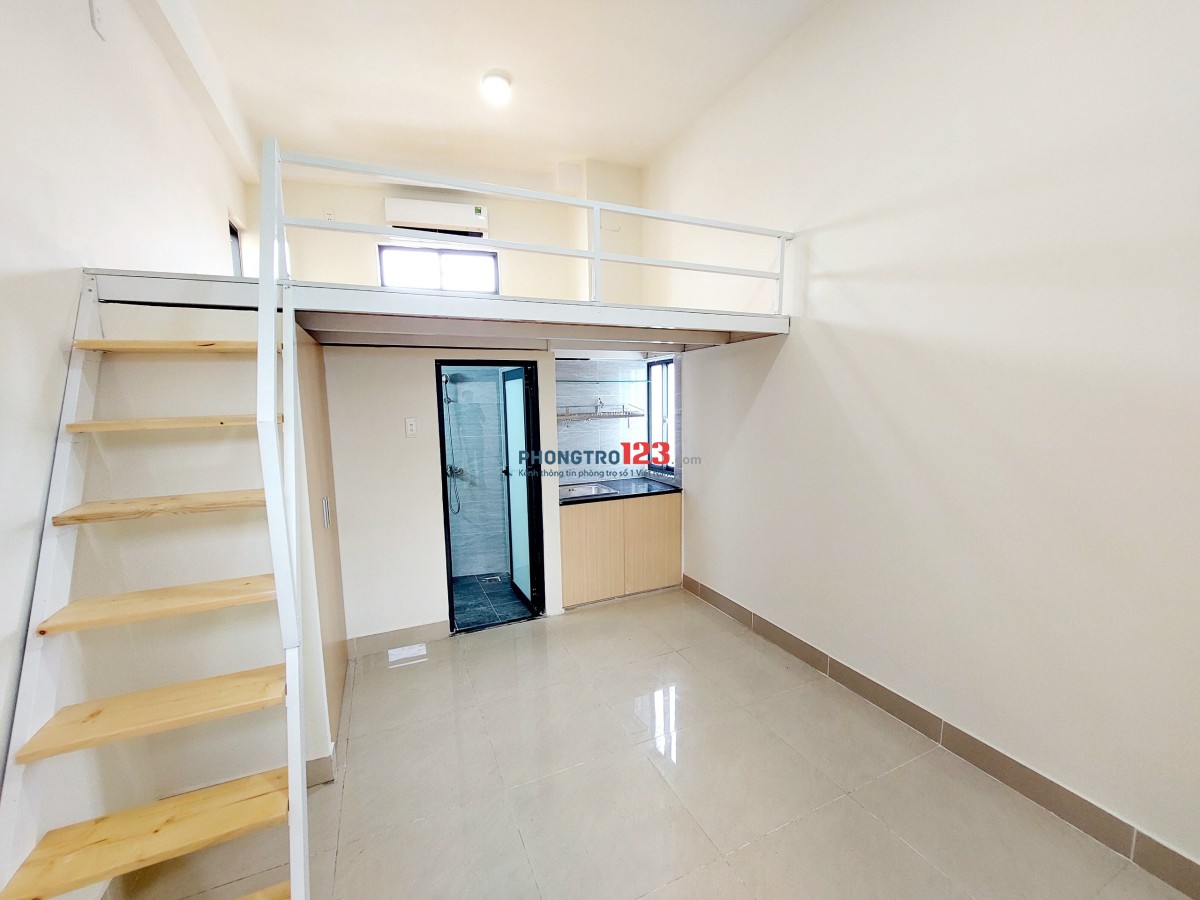 Phòng có gác ngay tân sơn, phạm văn bạch, nhà mới xây, ưu đãi lớn