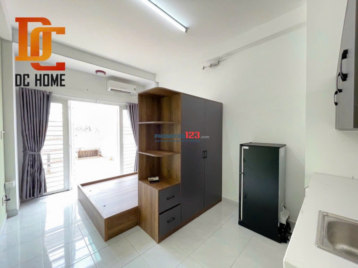 CHO THUÊ STUDIO BAN CÔNG RỘNG 40m2 - TẠI ĐA KAO QUẬN 1 GẦN HỒ CON RÙA, ĐH MỞ, SGU