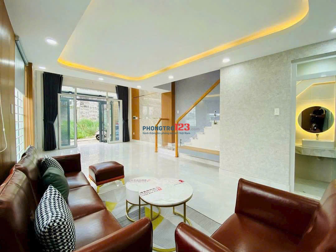 Cho thuê nguyên căn đầy đủ nội thất, máy lạnh, hoặc chỉ góc 3 mặt tiền