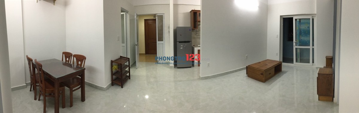 Cho thuê căn góc 72m2, 2 p ngủ, 2 vs, nội thất cơ bản