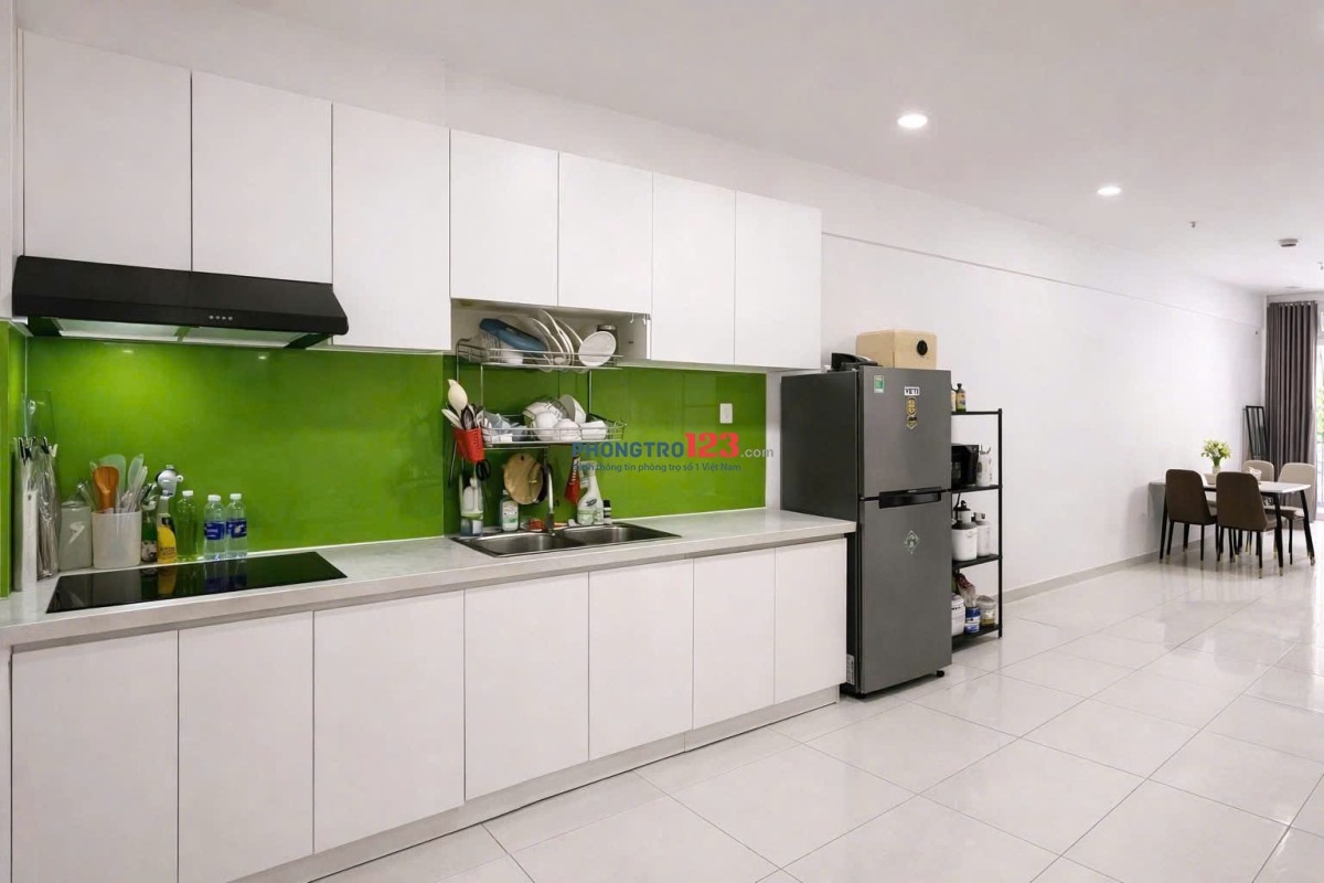Chung cư Cao Thắng, Q10: 80m2, 2p ngủ, full Nt, giá 11tr/th.
