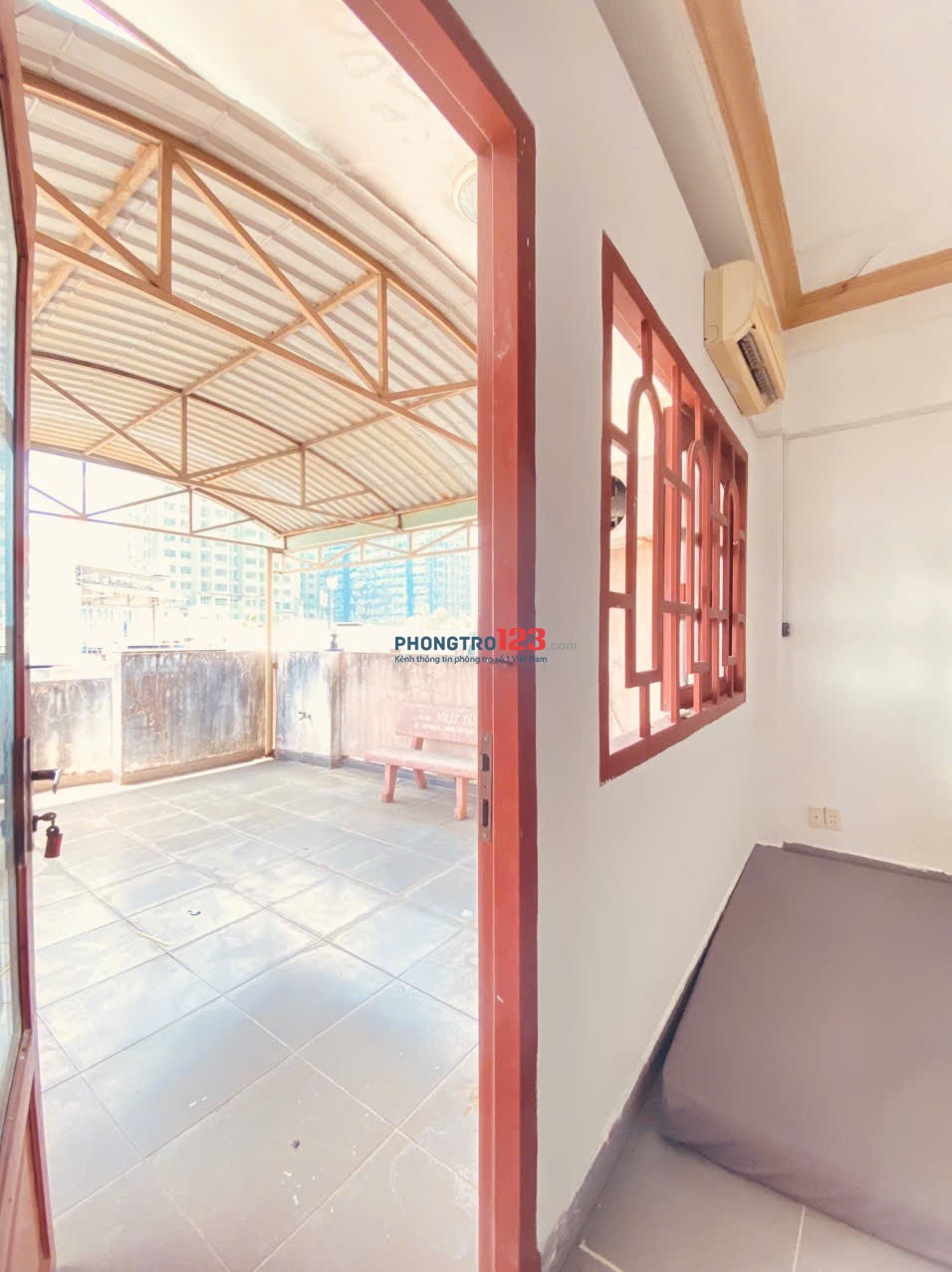 Phòng tách bếp, full nội thất, bancol và sân thượng thoáng mát