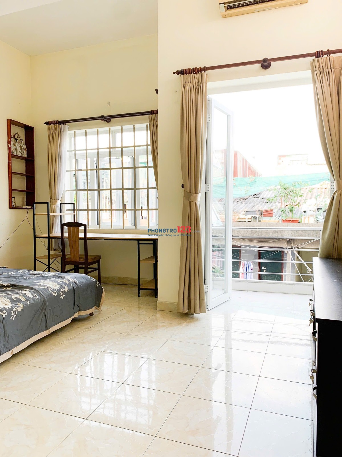 STUDIO NGUYỄN VĂN THƯƠNG – BAN CÔNG RIÊNG – MÁY GIẶT RIÊNG – GẦN QUẬN 1