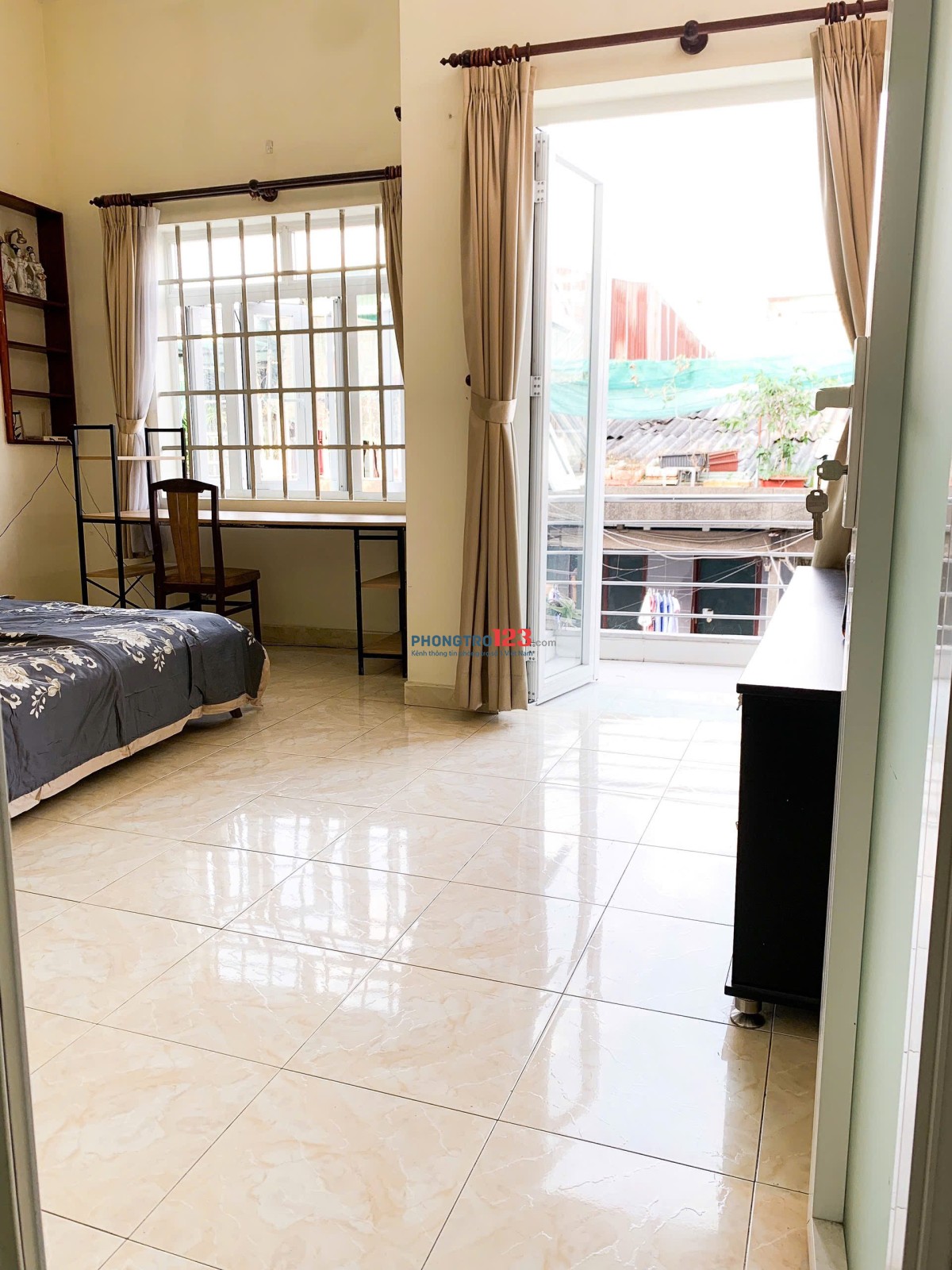 STUDIO NGUYỄN VĂN THƯƠNG – BAN CÔNG RIÊNG – MÁY GIẶT RIÊNG – GẦN QUẬN 1
